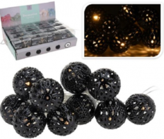 Lampjes aan snoer op batterij