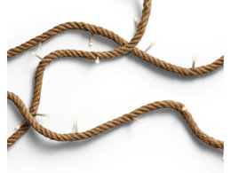 Jute touw verlichting