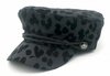 Sailor Cap Animal Print Grey/Black