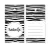 Labels Kadootje zebra wit/zwart