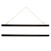 Poster hanger van hout zwart A2