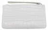 Clutch Croco 21x12cm White