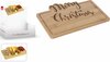 SERVEERPLANK HOUT MERRY XMAS PRINT 17x25x1cm