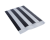 Cadeauzakje Lines zwart wit strepen 17x25 cm
