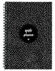 Planner things to do - zwart wit met dots patroon in A5 formaat