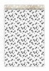 Cadeauzakjes set 5 wit zwart met hartjes print&nbsp; ZOEDT