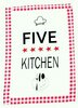 Theedoek 5 sterren keuken/5 stars kitchen