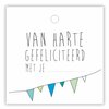 Cadeaukaartje Gefeliciteerd met je....(invul)