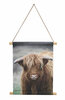 Textielposter 30x40 cm - foto Schotse hooglander&#039; -