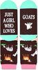 Sokken Geiten &nbsp;&quot;Just a girl who loves Goats&quot; 