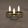 Theelicht zand Solar 3 D lont set van 3