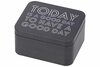 KADOBLIK-GOOD DAY- 12X10XH6,2CM GRIJS