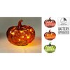 Pompoen met LED 13cm. 3 ass