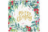 Servetten Merry Christmas 33x33cm set 20