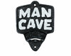 Bieropener &quot;Mancave&quot; antiek zwart gietijzer 11,2x3,2x14,8cm