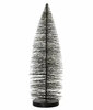 Mini Kerstboom zwart met goud 20cm