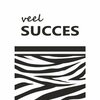 Kaart Succes&nbsp;12 x 17 cm Wenskaart Zwart Wit
