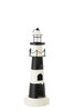 Vogelhuisje Vuurtoren IJzer H63 cm Zwart/Wit J-Line