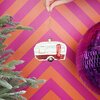 Kerstbal-&nbsp;Kersthanger - Caravan - Wit/Rood - Glas&nbsp;- 11,5x5x8cm