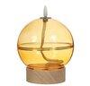 Led olielamp glas h16,5 &oslash;12 cm OKER met timer