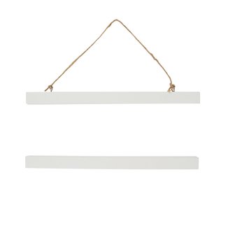 Poster hanger van hout wit