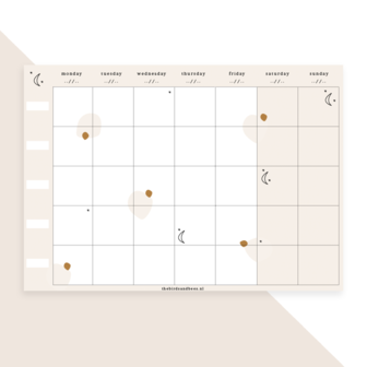 weekkalender planner