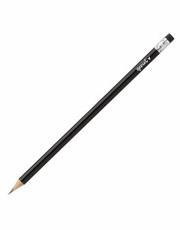 Zwart potlood met tekst &#039;Geniet&#039; Zoedt