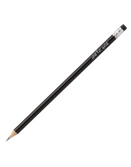 Zwart potlood met tekst &#039;Pluk het geluk&#039; ZOEDT