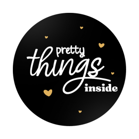 Pretty things inside wit /zwart/goud