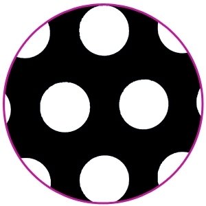 Cadeau-zakjes grote stip medium Dots 7x13 set 4