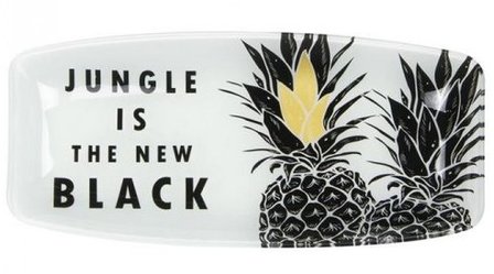 serveerschaal ananas  zwart