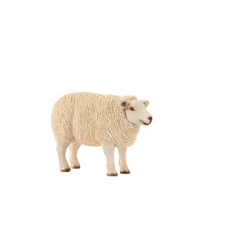 Staand schaap polystone 13x6x9cm