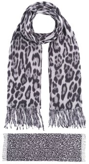 Sjaal Leopard soft 180x70