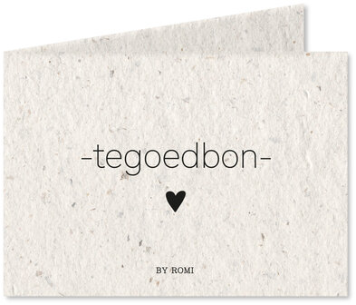 Tegoedbon luxe / Voor een high tea