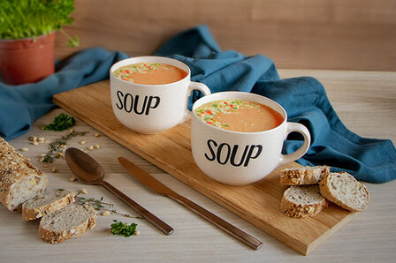 SOEPKOM SOUP CREME SET 6 &#039;SOUP&#039;