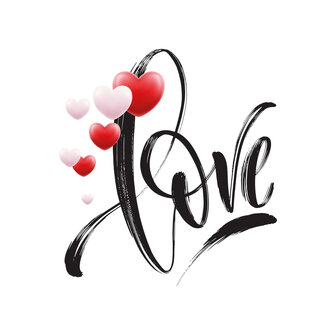  Valentijn tasjes A4 &#039;Love&#039;