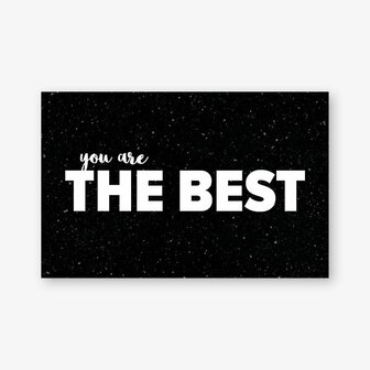 Cadeaukaartje / Mini kaartje:&nbsp;You are the best