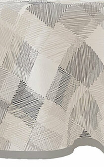 Tafelzeil  blockies - grijs 140 x 250 cm