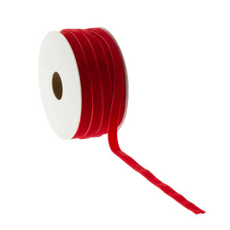 Fluweel lint Rood 9mm x 20m x 2 meter