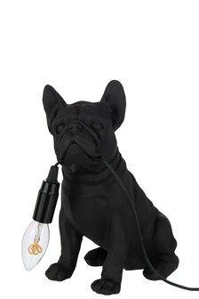 Lamp Bulldog Poly Zwart  &nbsp;J-Line   Sfeervolle lamp in de vorm van een Bulldog, 