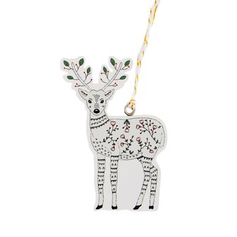 RENDIER CADEAUKAARTJE HANGER&nbsp;SET 6