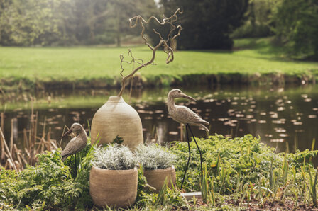 Reiger op staander H 47cm