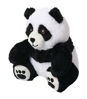 Knuffel Happy friends - Panda 15x15x18cm