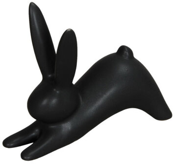 zwart konijn beeld keramiek PAASHAAS