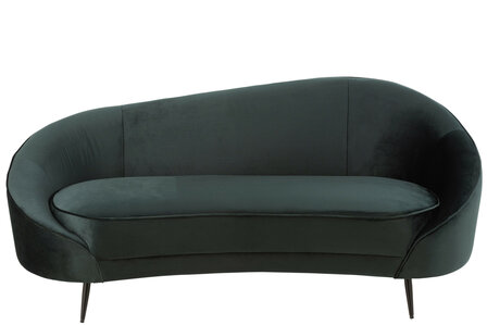 Sofa Elisabeth Groen/Grijs/Bruin J-Line