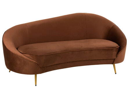 Sofa Elisabeth Groen/Grijs/Bruin J-Line