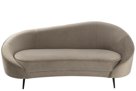 Sofa Elisabeth Groen/Grijs/Bruin J-Line