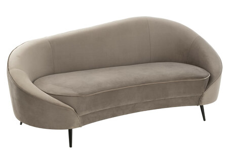 Sofa Elisabeth Groen/Grijs/Bruin J-Line