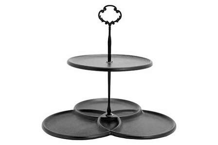 ETAGERE ZWART 28X27XH26CM