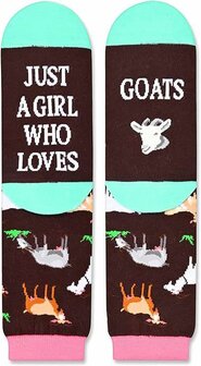 Sokken Geiten &nbsp;&quot;Just a girl who loves Goats&quot; 